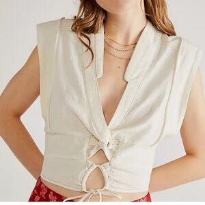 Free People Tight And Tied Up Top We The Free New M